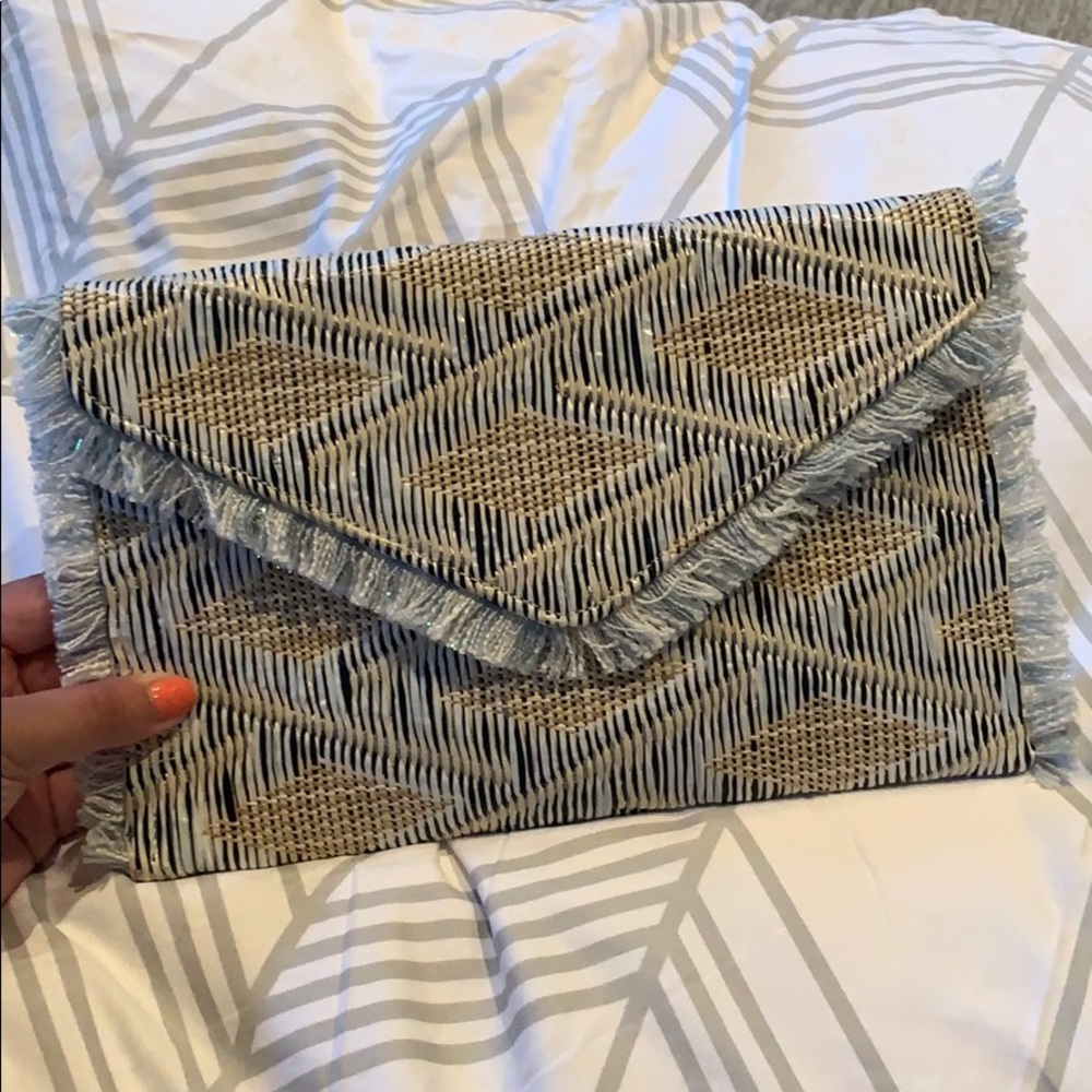 COPY - Urban expressions raffia style bag with strap